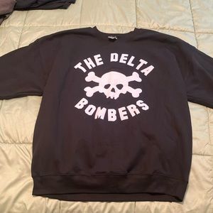 New Delta Bomber sweatshirt XL Rockabilly new without tags